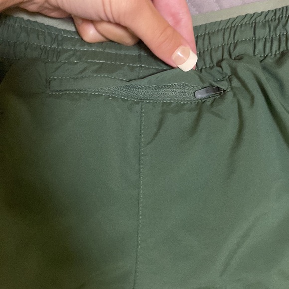 Army green Nike running shorts - Picture 3 of 4